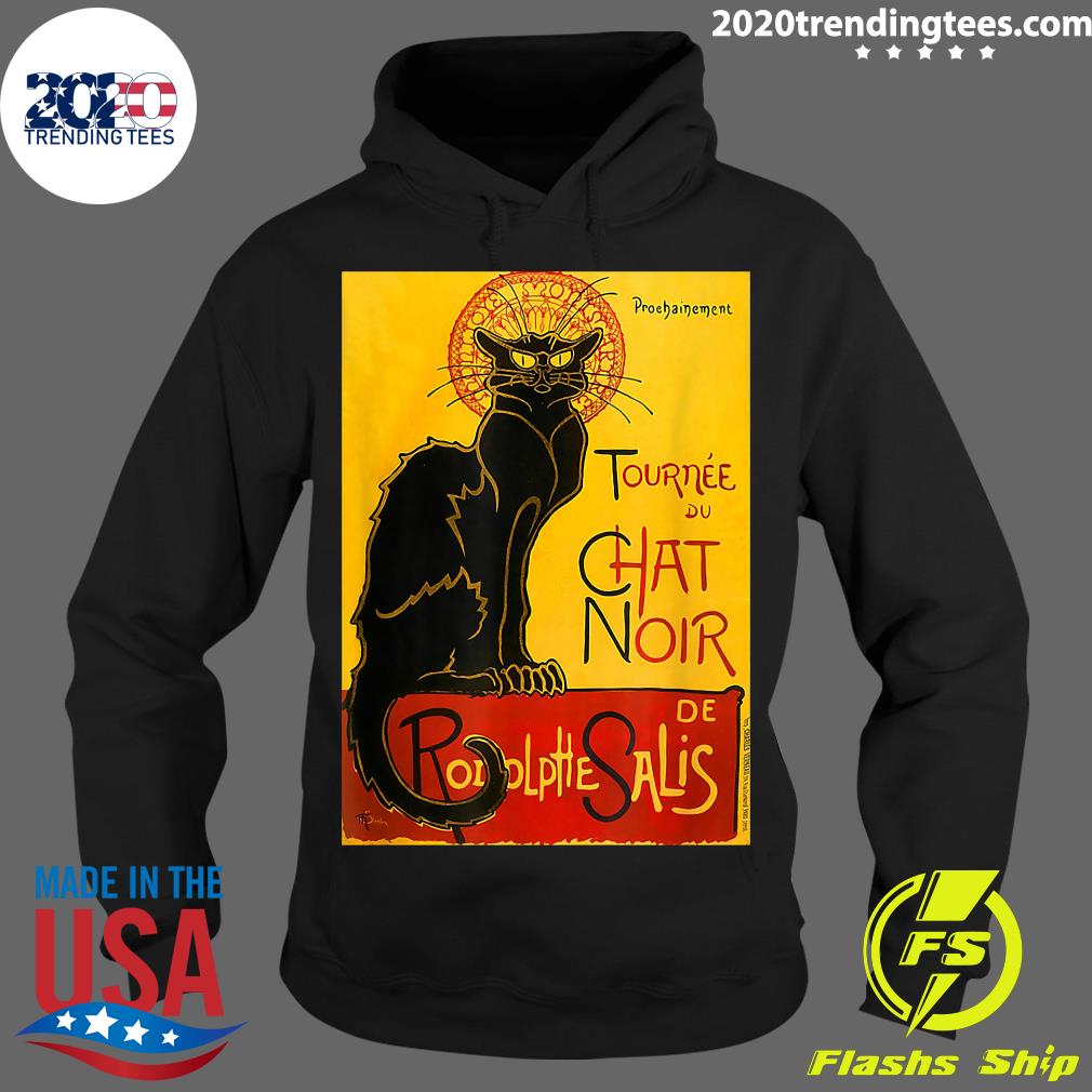 Le Chat Noir The Black Cat Art Nouveau Vintage Shirt Trending Tees