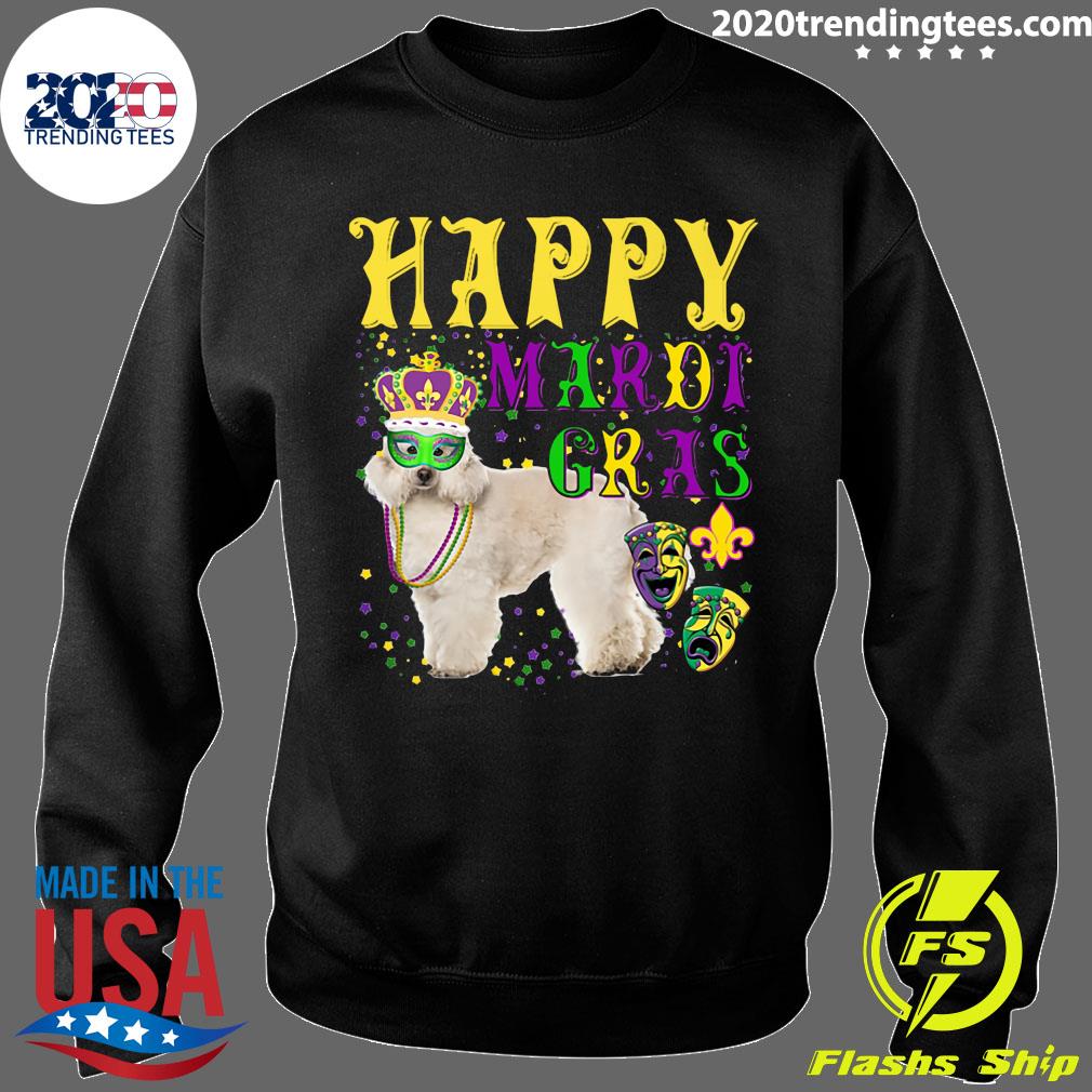 dog mardi gras shirt