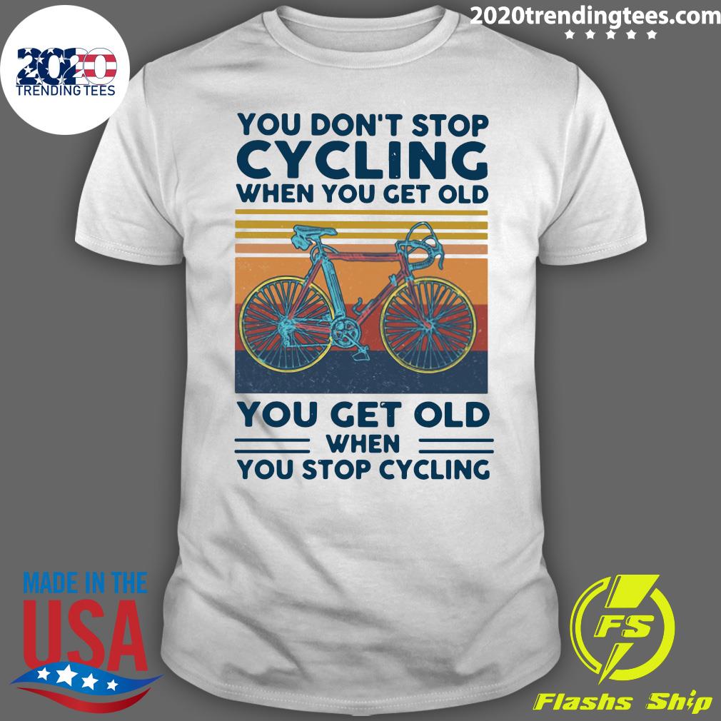 cycling with no shirt