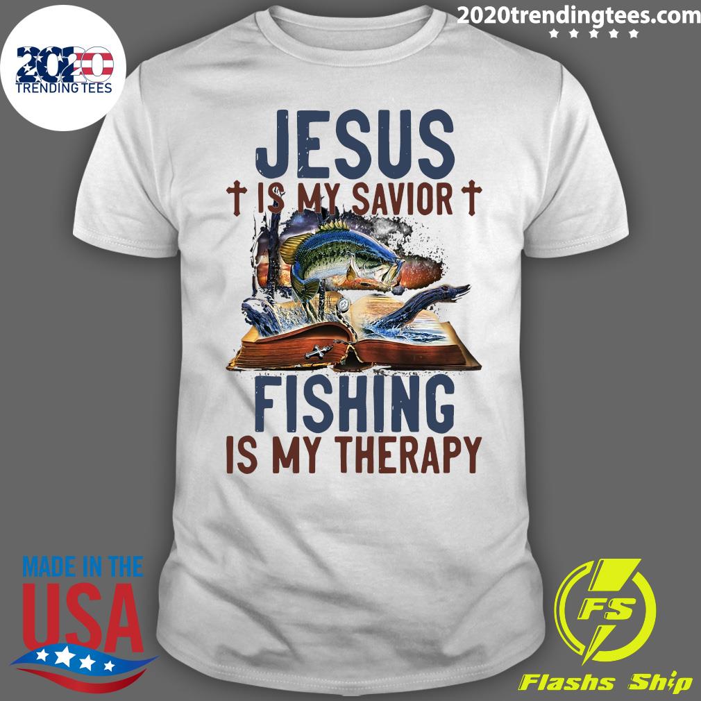 jesus said go fishing t shirt