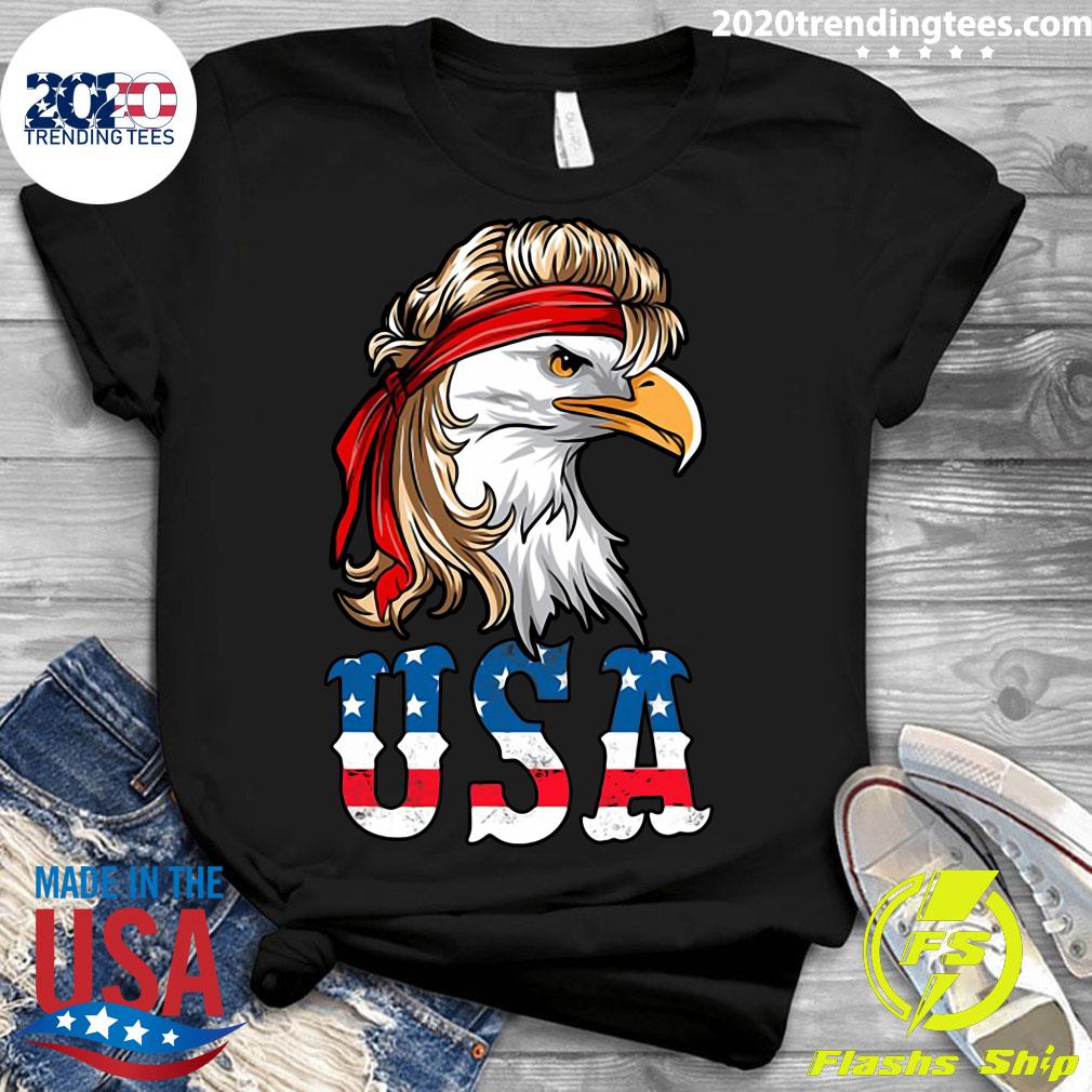 Patriotic Eagle Funny Men's T-Shirt