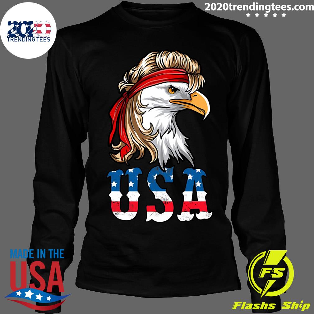 Patriotic Eagle Funny Men's T-Shirt