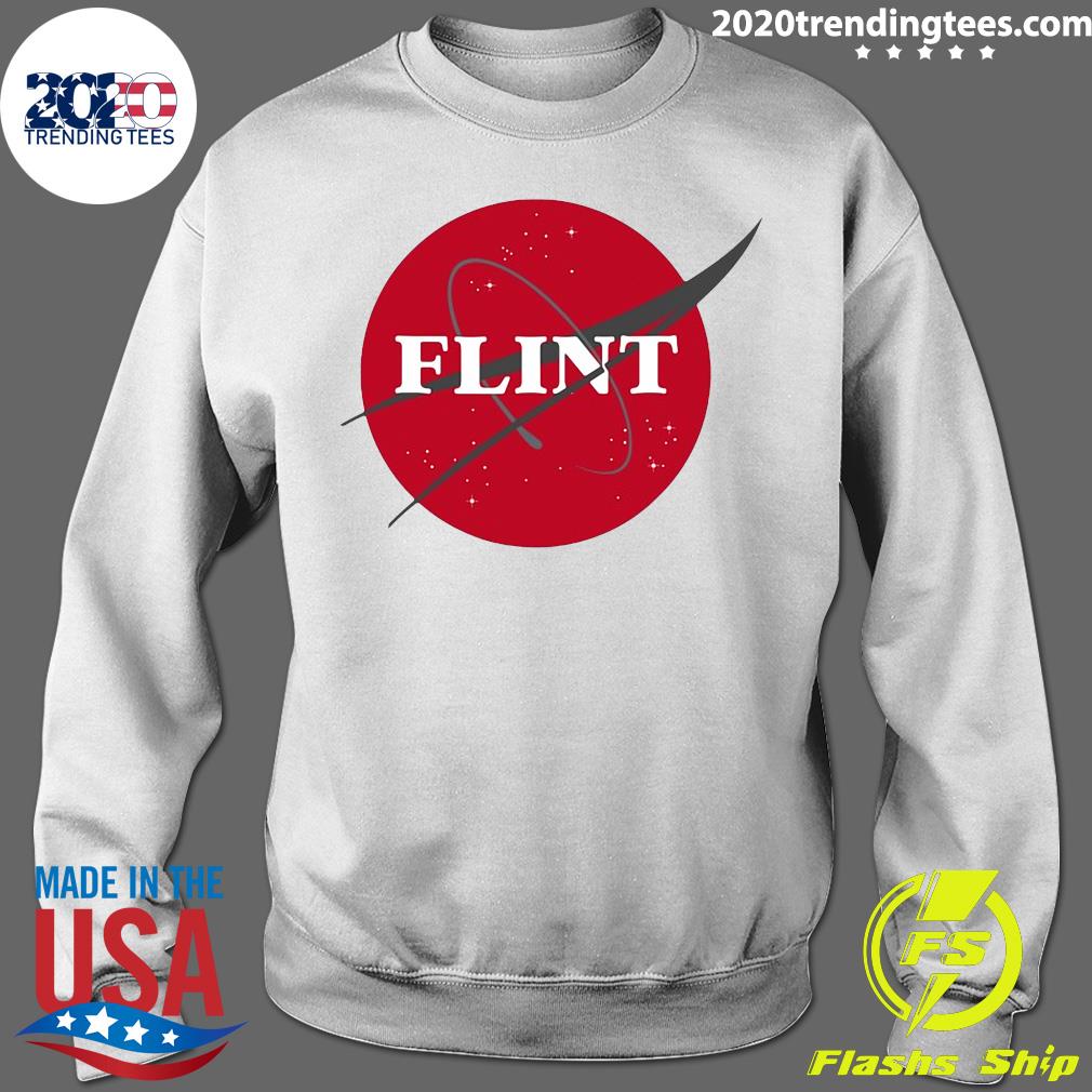 flint 13s red shirt