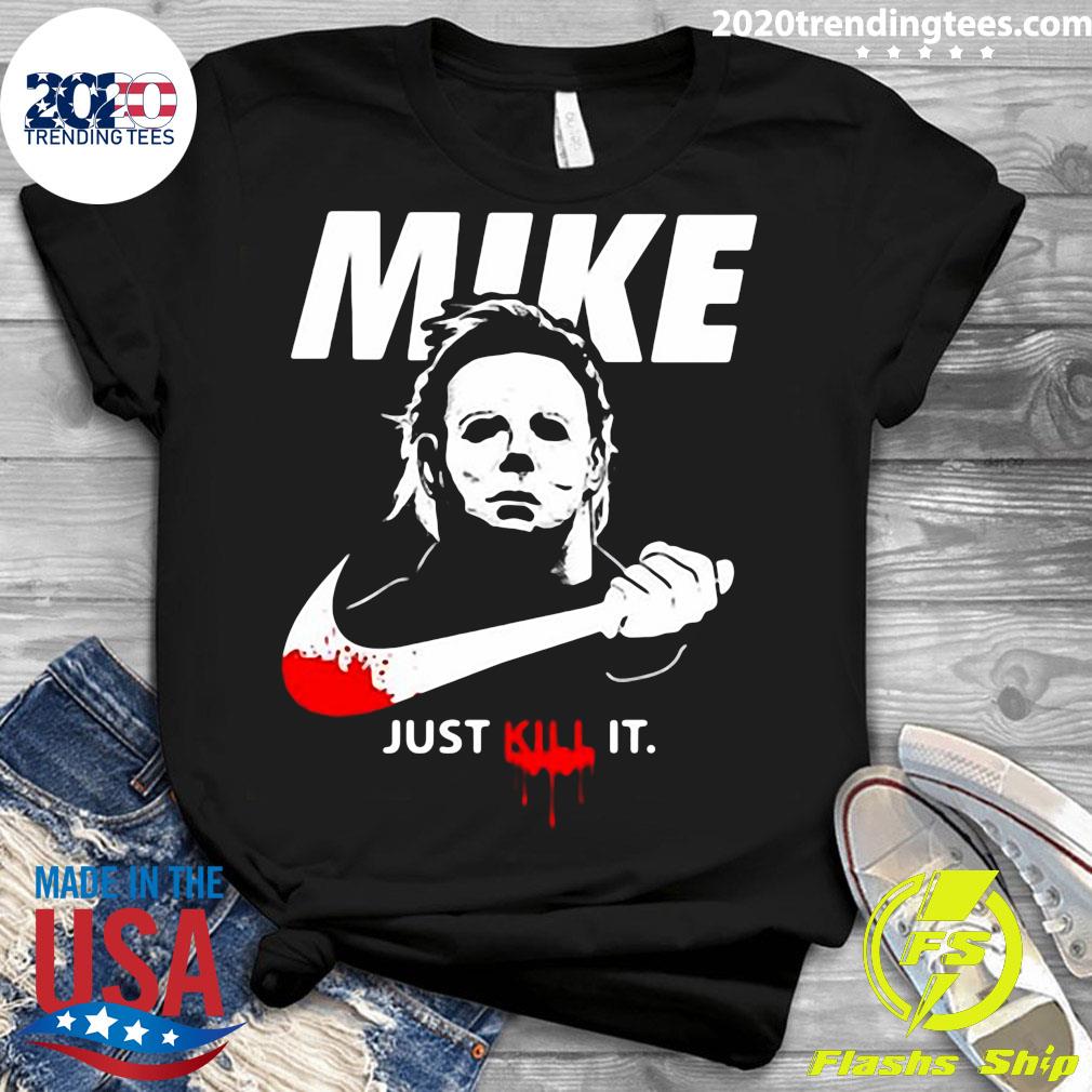 michael myers nike t shirt