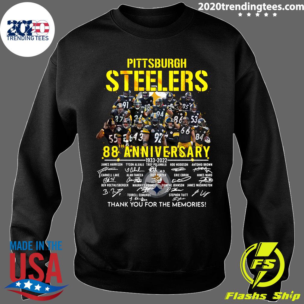 steelers 88th anniversary t shirt