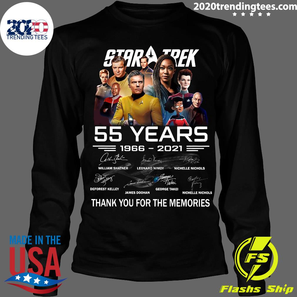 55 Years 1966 2021 Atlanta Braves Thank You For The Memories Shirt