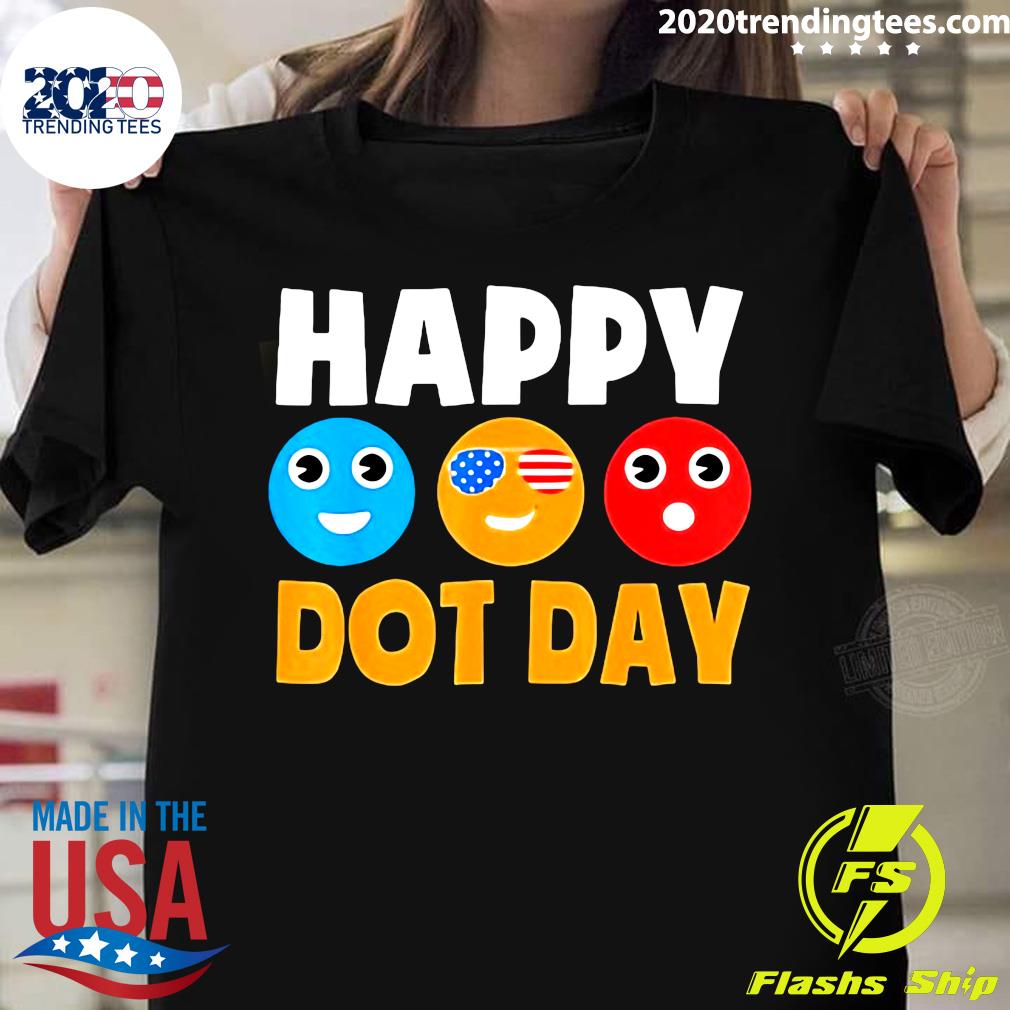 Happy International Dot Day Cute Colorful Dots Shirt