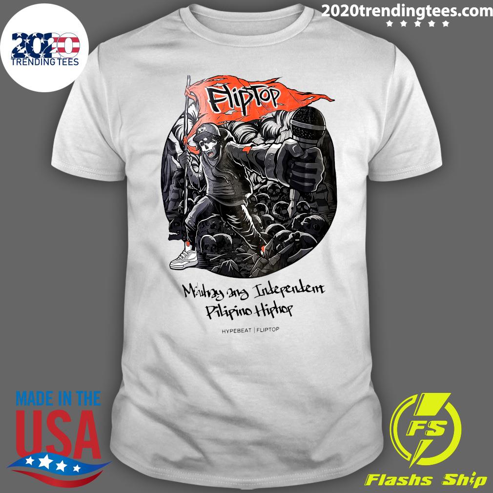 Official Fliptop Mautiny Ang Independent Filipino Hip Hop Hypebeast Fliptop T-shirt