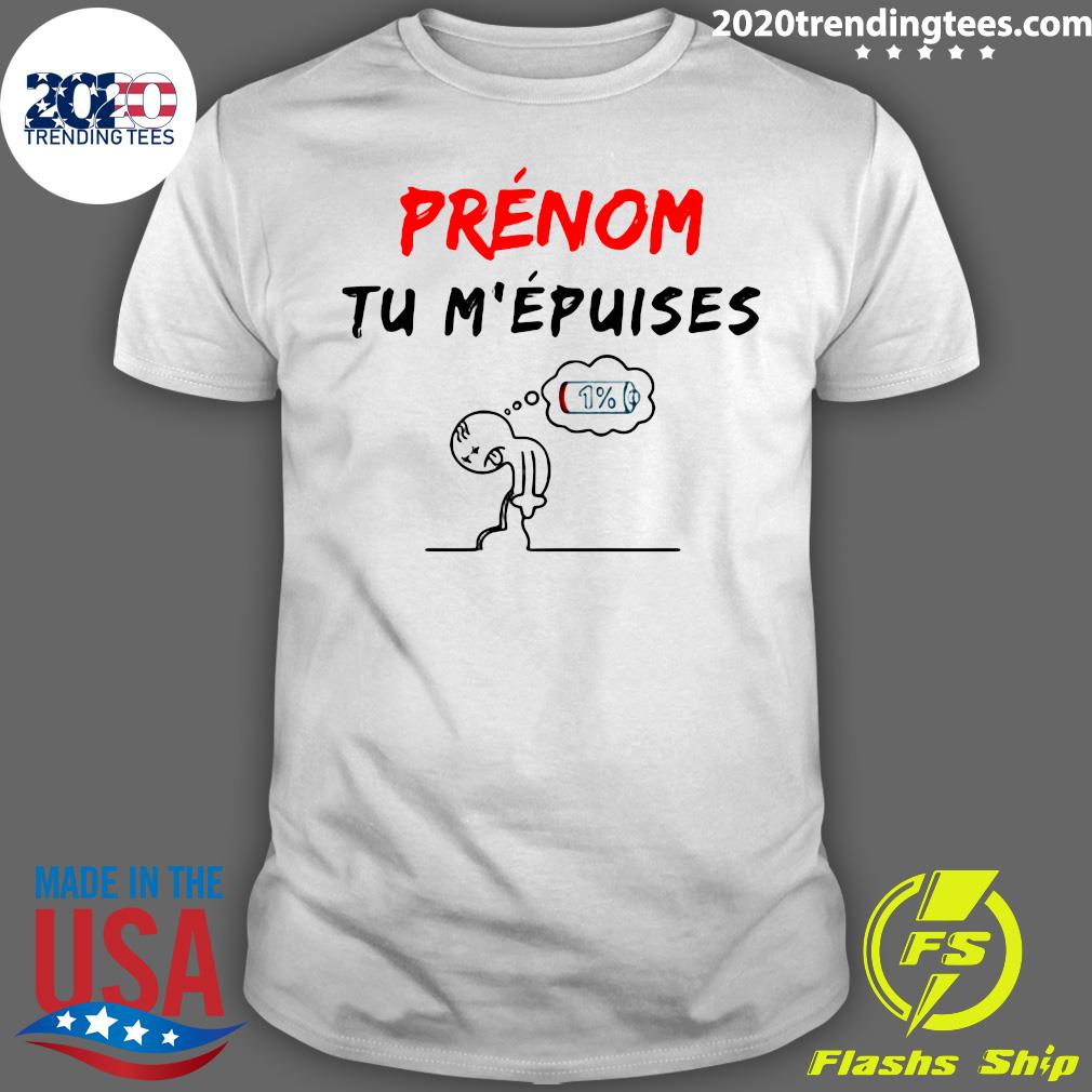 Official renom Tu M'epuises 1% T-shirt