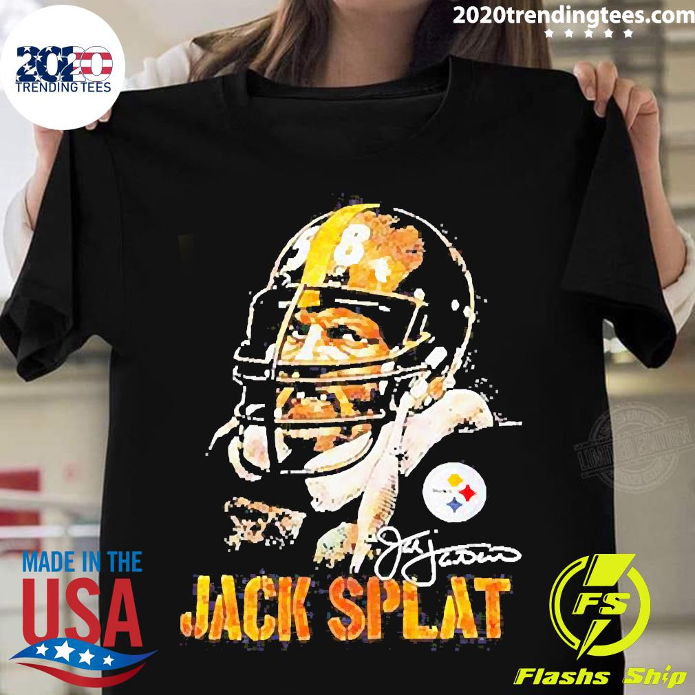 theSteelCityTshirts Jack Lambert Football Guy Pittsburgh Football Fan T Shirt Ladies / Black / Large