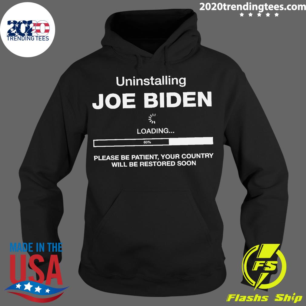 uninstalling 2020 t shirt