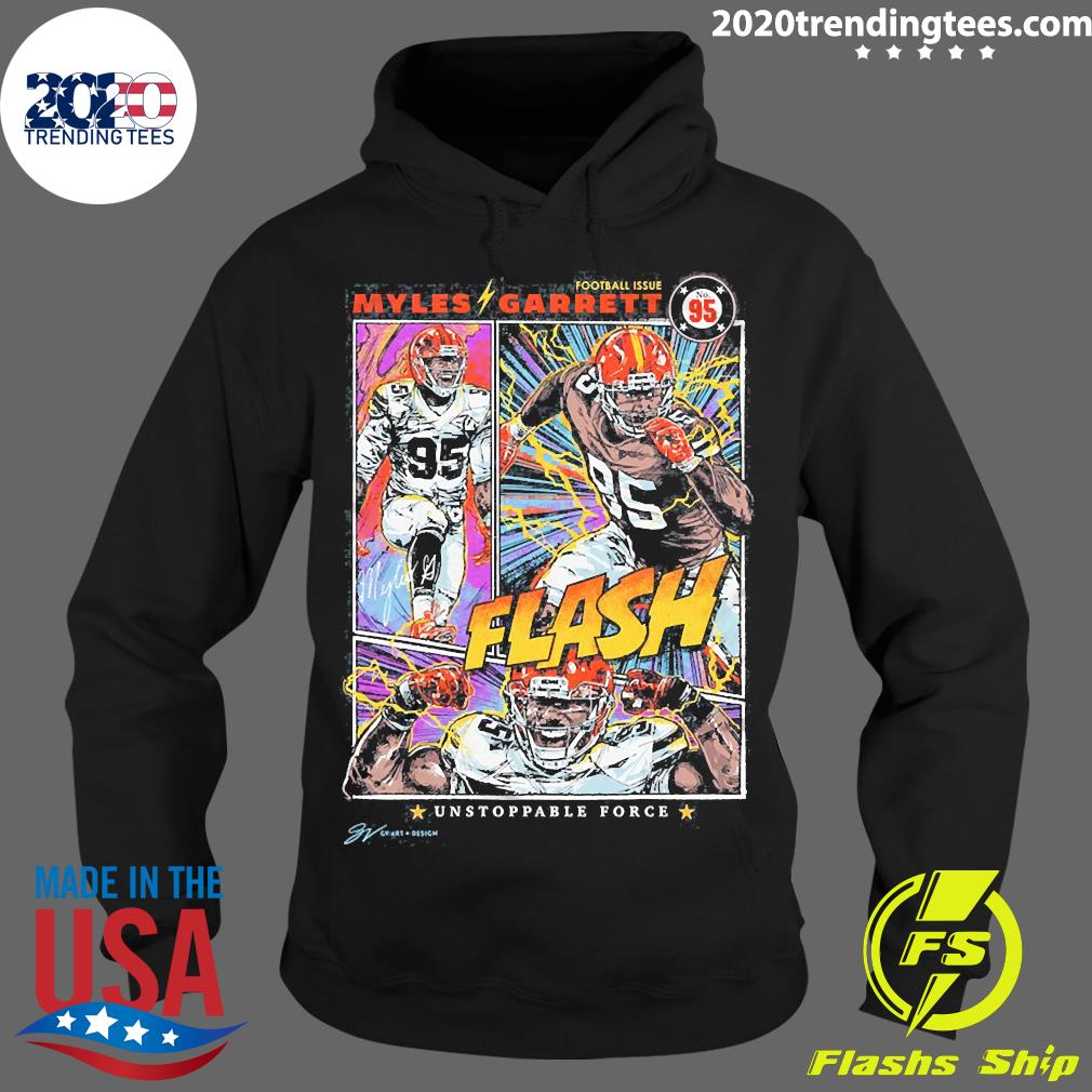 Official Cleveland Myles Garrett Flash T-shirt - 2020 Trending Tees