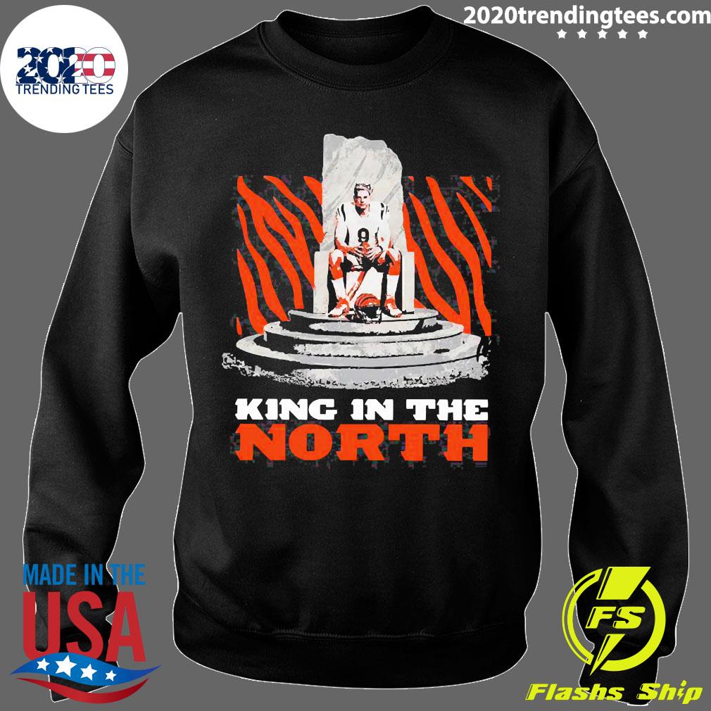 Joe Burrow King In The North Cincinnati Bengals 2022 Shirt