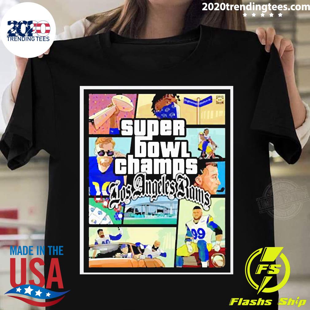 GTA Super Bowl Champs Los Angeles Rams shirt, hoodie, sweater and v-neck t- shirt