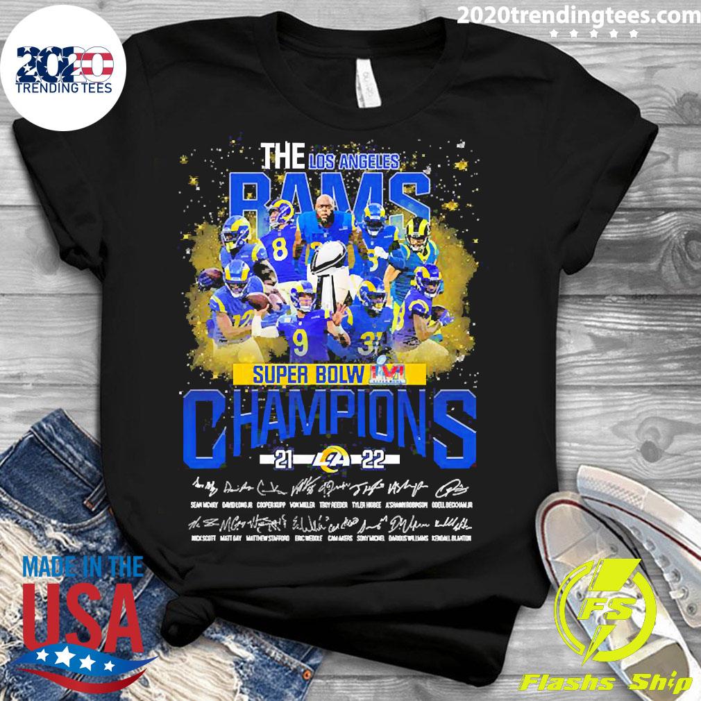 Los Angeles Rams super bowl LVI champions 2021 t-shirt