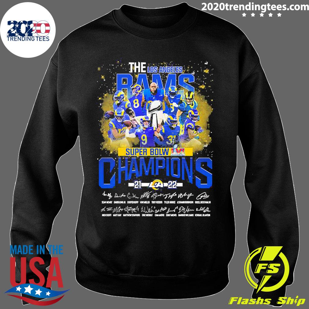 LA Rams 2021-2022 Super Bowl LVI Champions t-shirt, hoodie, sweater, long  sleeve and tank top