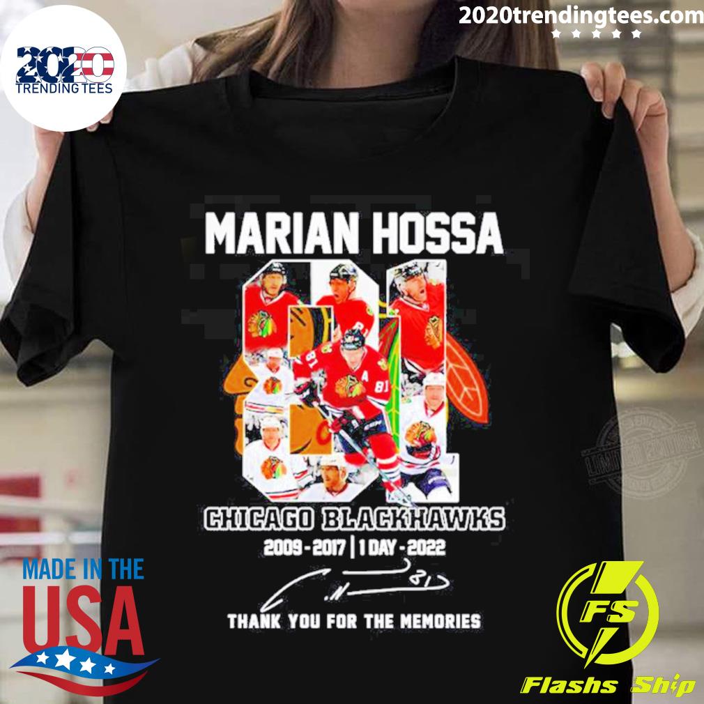 Marian Hossa Chicago Blackhawks 2009-2017 1 Day 2022 Thank You For