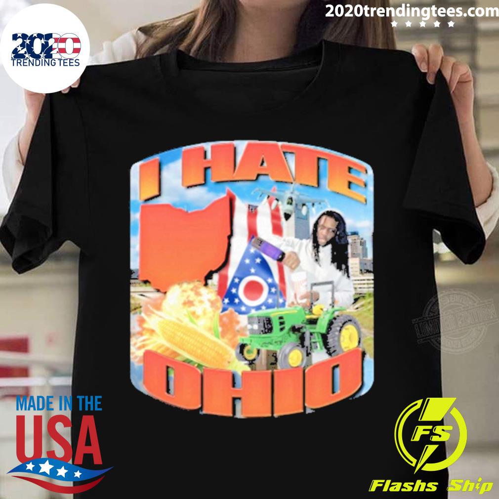 Official crappy Worldwide I Hate Ohio T-shirt