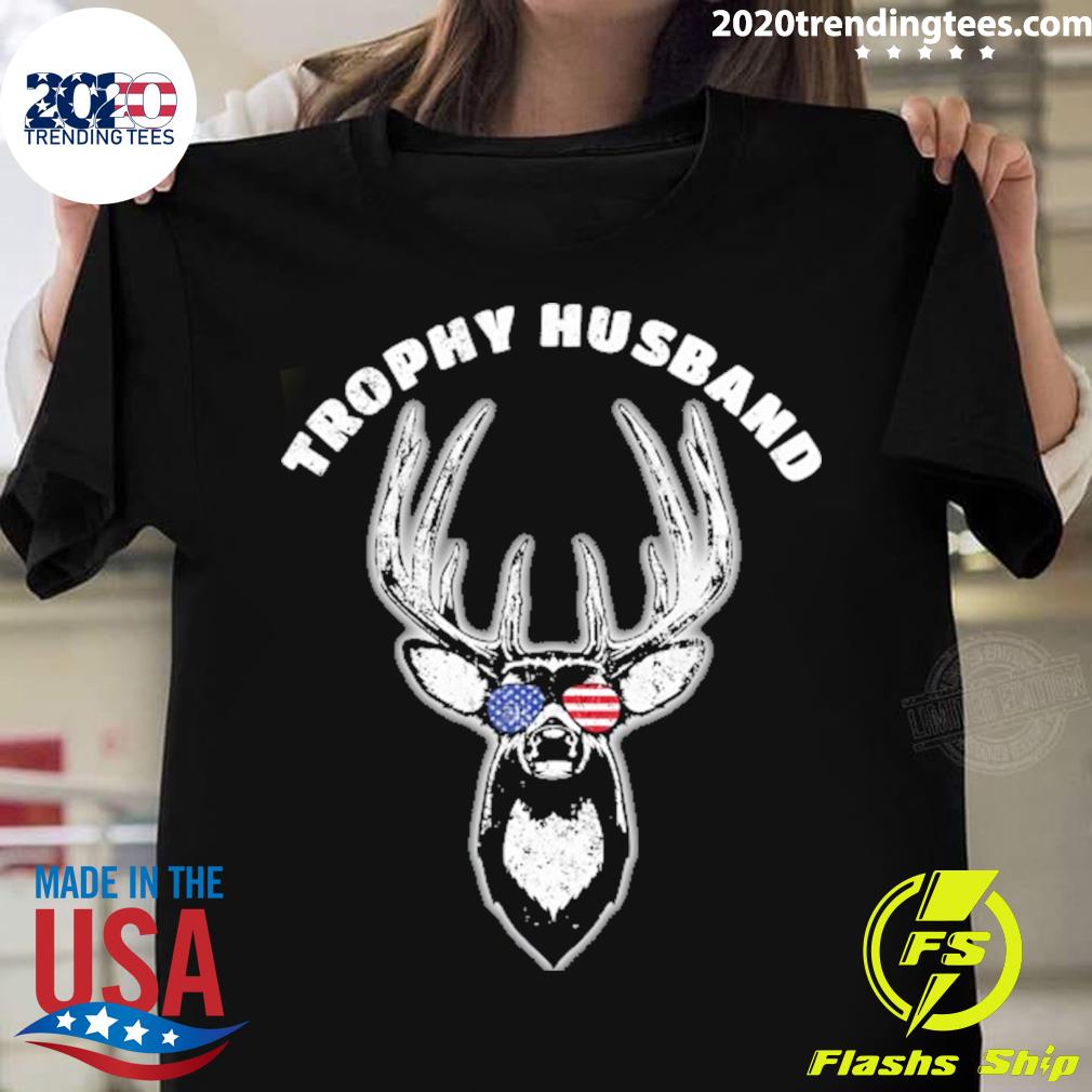 Official trophy Husband Hunter Outdoor Adventure Lover T-sh picture