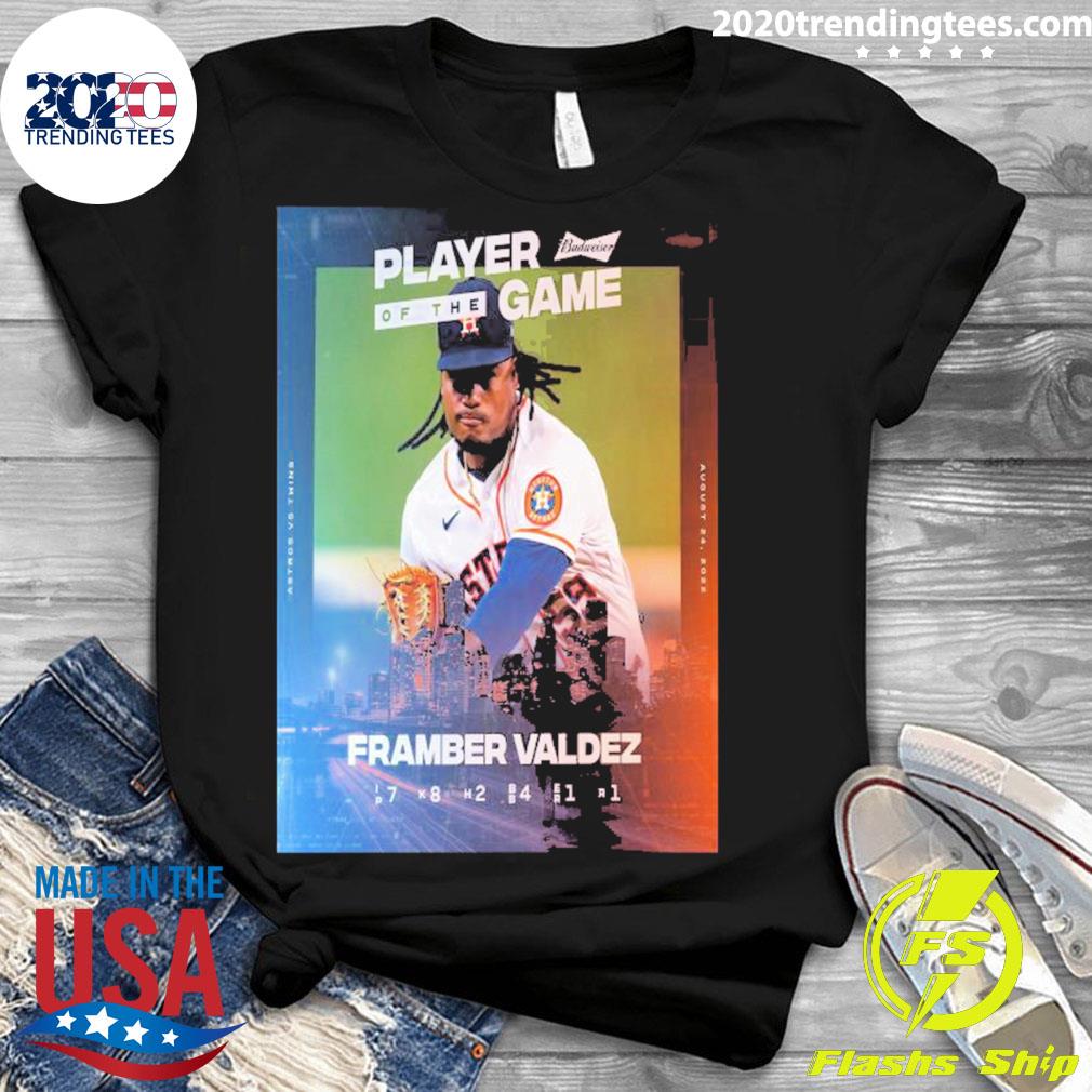 Framber Valdez Is Budweiser Player Of The Game Unisex T-Shirt - REVER LAVIE