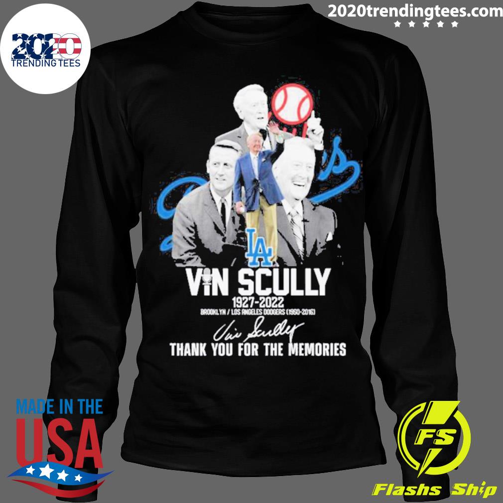 Vin Scully 1927-2022 Thank You For The Memories Unisex T Shirt