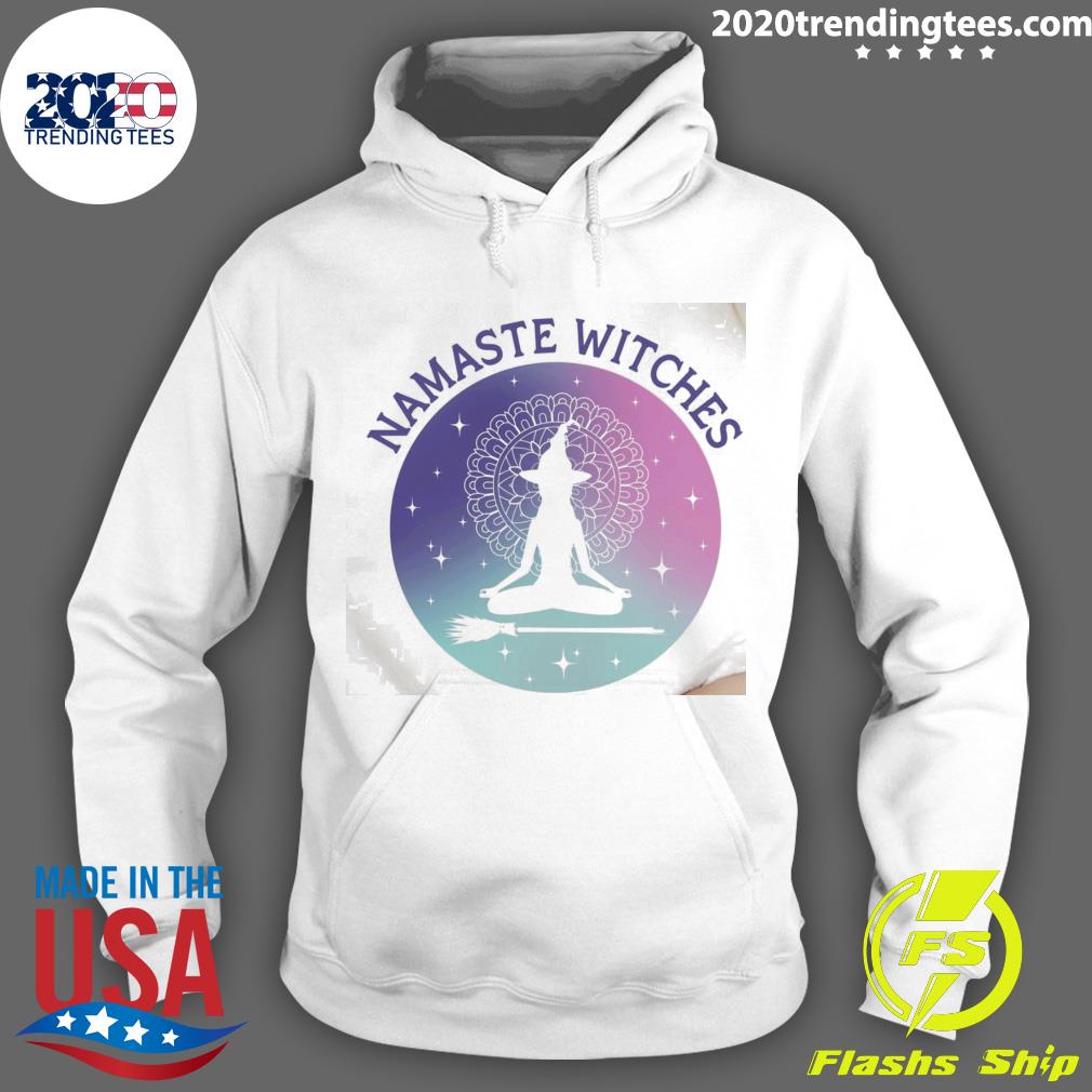Nice namaste Witches Halloween T-s Hoodie