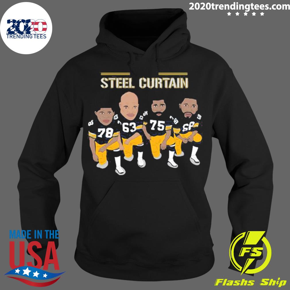 Nice the Original Steel Curtain Pittsburgh Steelers T-s Hoodie