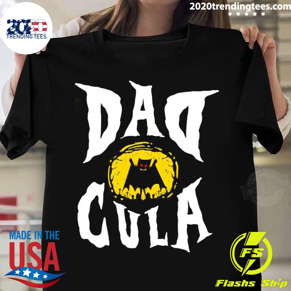 Official dadCula Single Dad Halloween T-shirt