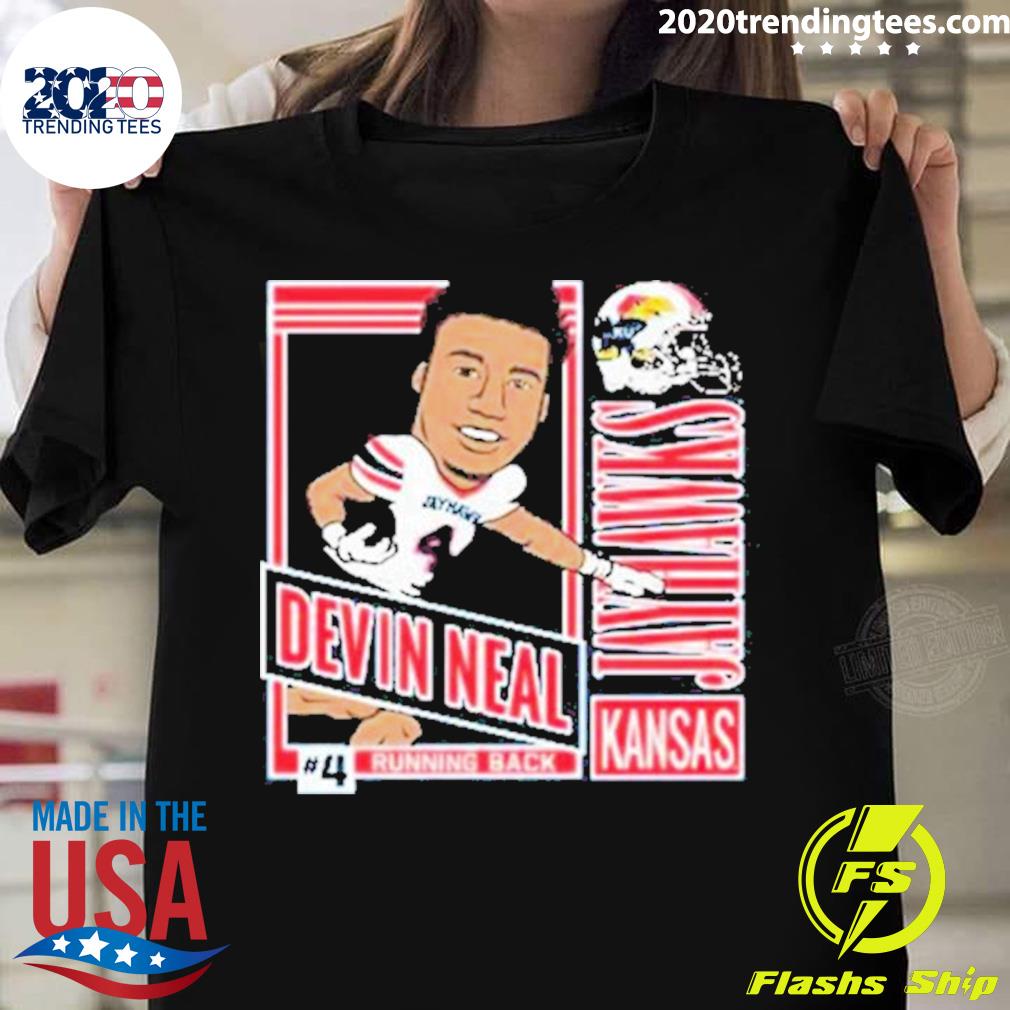 Official devin Neal Kansas Football Running Back T-shirt