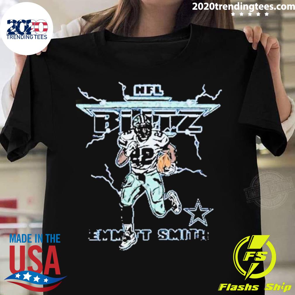 Official nfl Blitz Dallas Cowboys Emmitt Smith T-shirt
