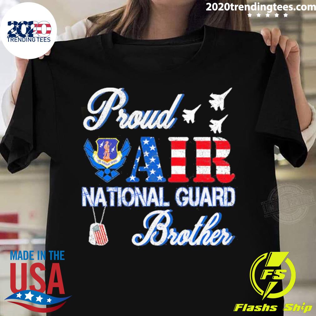 Official proud Air National Guard Brother Air Force Veterans Day T-shirt