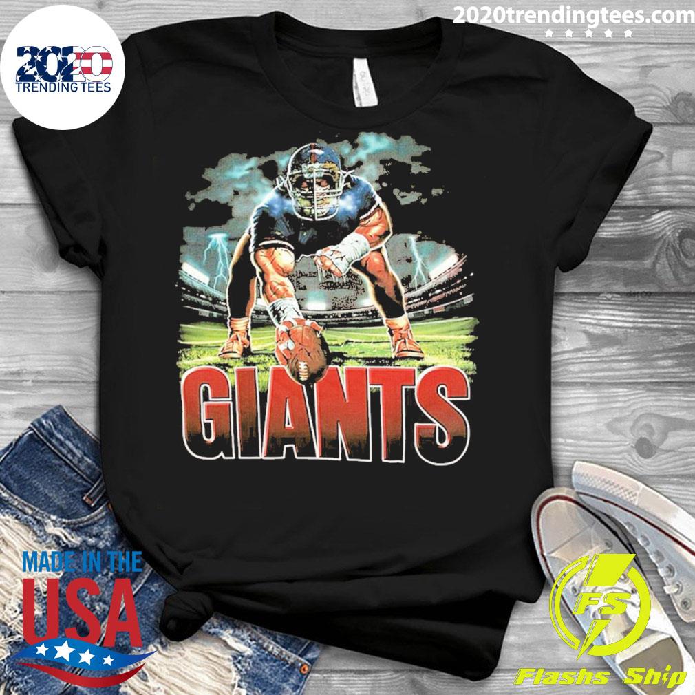 Vintage NY New York Giants T-Shirt Tag NFL Hologram New SZ Md NOS Original  2000s