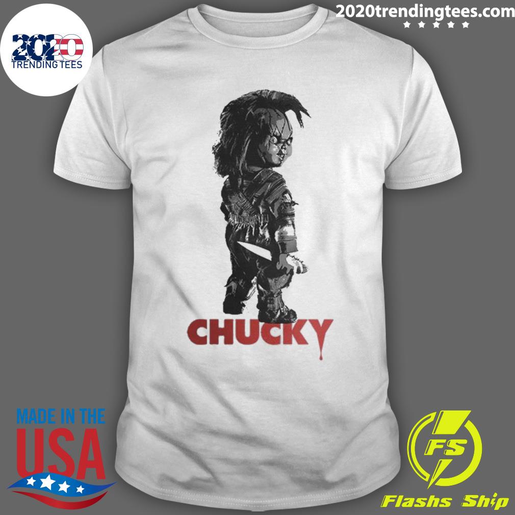Official bride Of Chucky Crew Chucky T-shirt