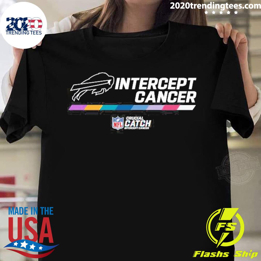 Official buffalo Bills Intercept Cancer New T-shirt