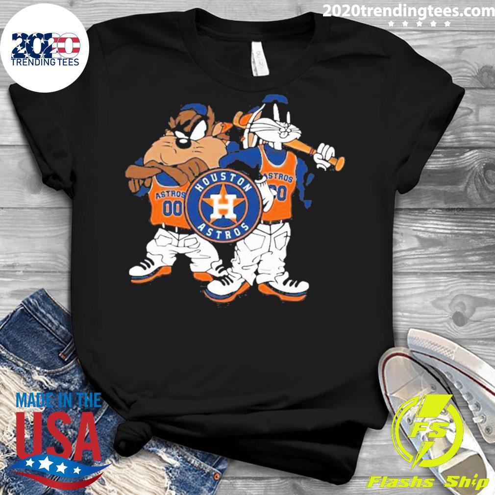 Official mLB Houston Astros Looney Tunes Taz And Bunny 2022 T-shirt - 2020  Trending Tees