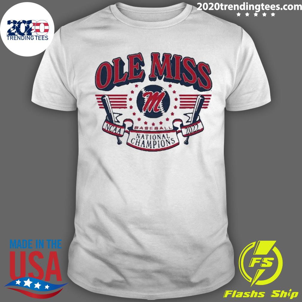 Ole Miss Rebels : 2022 NCAA CWS Baseball National Champions Shirts