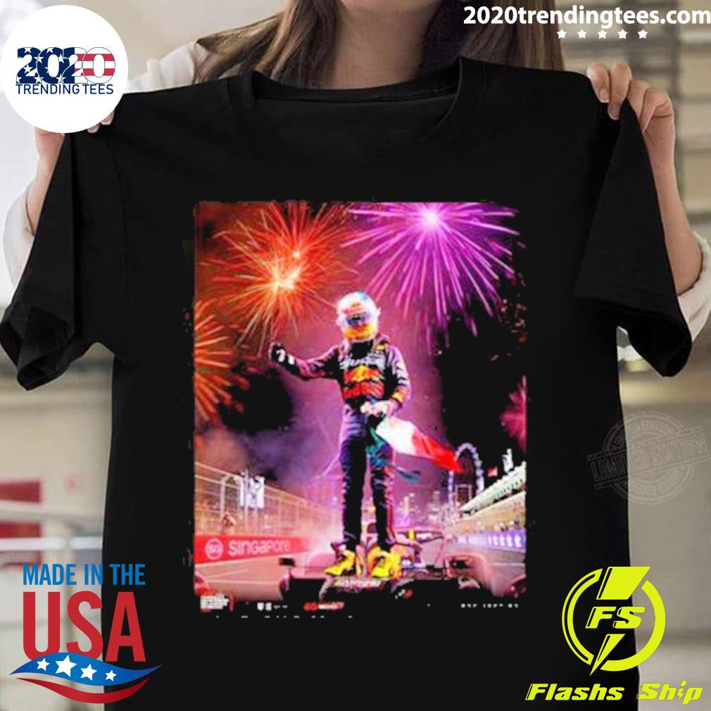 Official sergio Pérez Winner 2022 Singapore Gp T-shirt