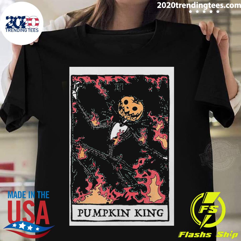 Official the Nightmare Before Christmas Pumpkin King Tarot Disney Christmas T-shirt