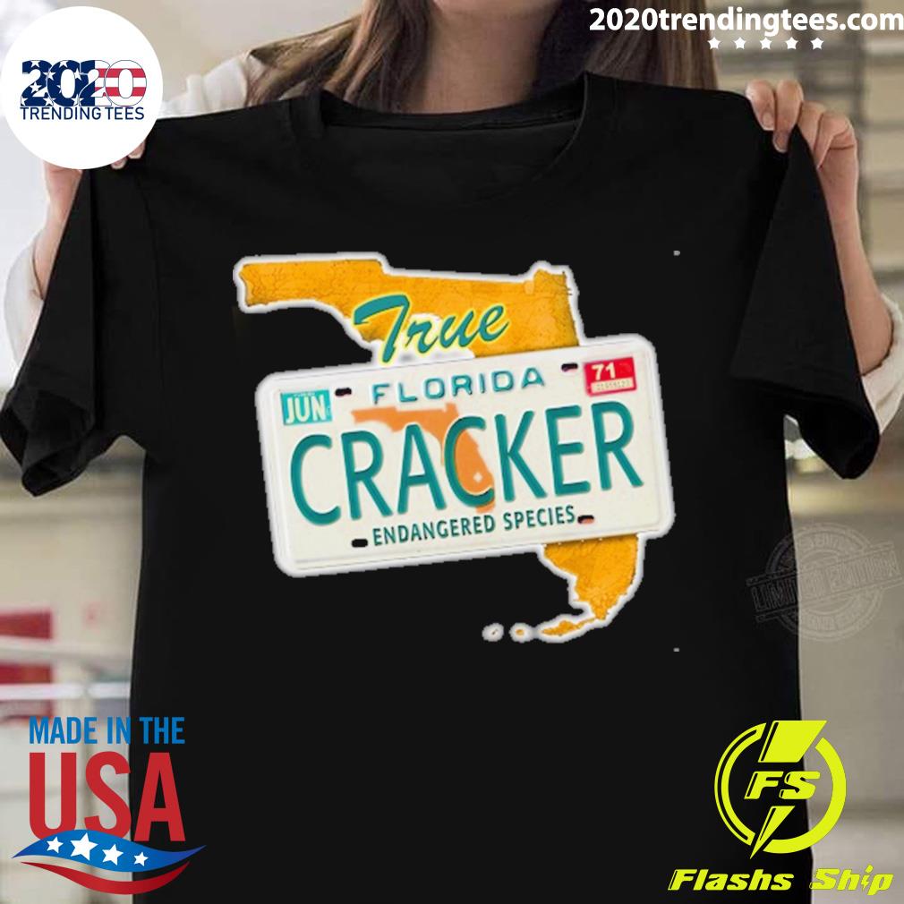 Official true Florida Cracker Endangered Species T-shirt