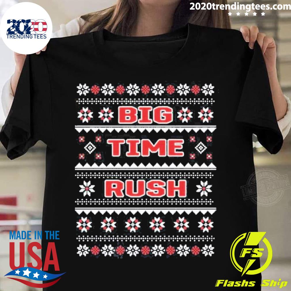 Nice big Time Rush Holiday Ugly Christmas T-shirt