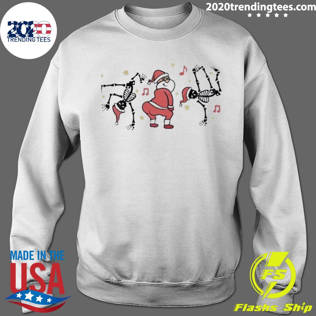 Nice christmas Dancing Skeletons Twerking Santa 2022 T-shirt - 2020  Trending Tees