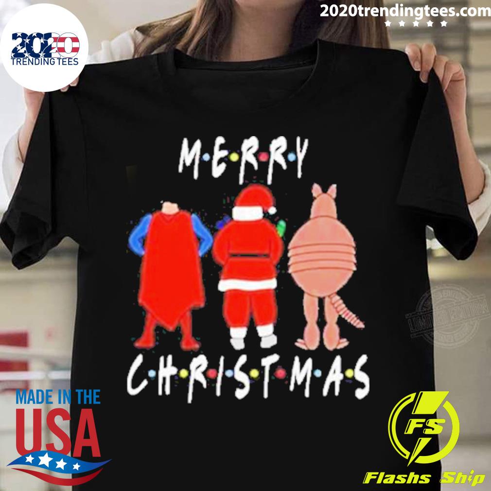 Nice friends Christmas Armadillo T-shirt