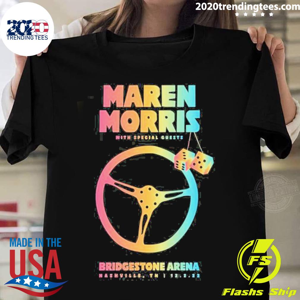 Nice maren Morris December 2 2022 Bridgestone Arena Nashville Tn T-shirt