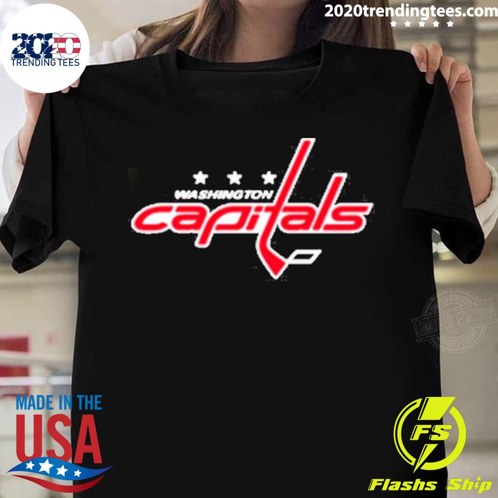 Nice mitchell And Ness Navy Washington Capitals T-shirt