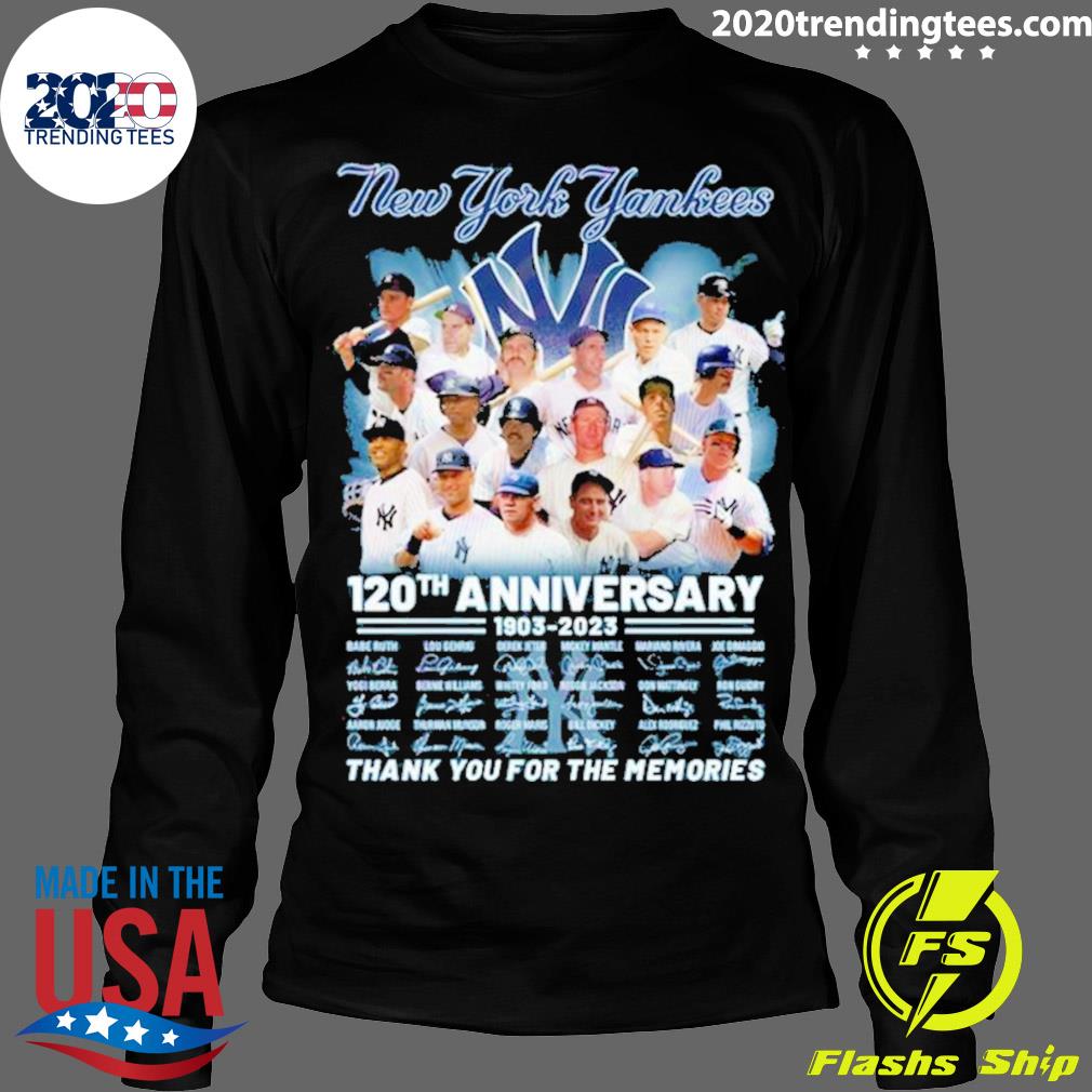 New York Yankees 1903-2023 Thank You For The Memories Unisex T-Shirt
