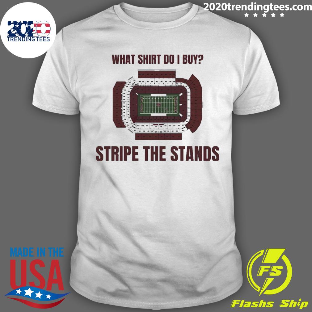 Nice texas A&M Stripe The Stands T-shirt