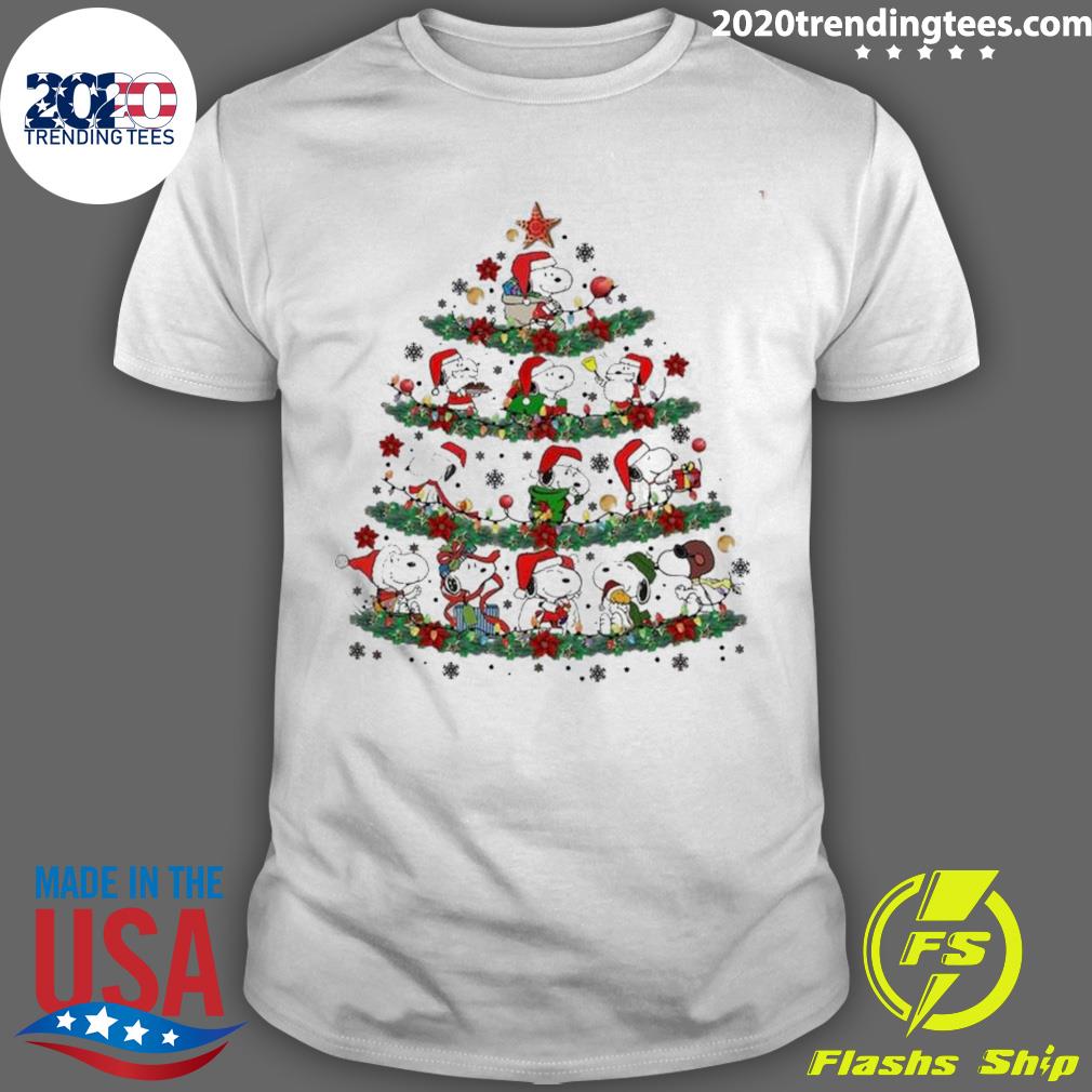 The Peanut Pittsburgh Steelers Christmas tree Merry Christmas shirt,  hoodie, sweater, long sleeve and tank top