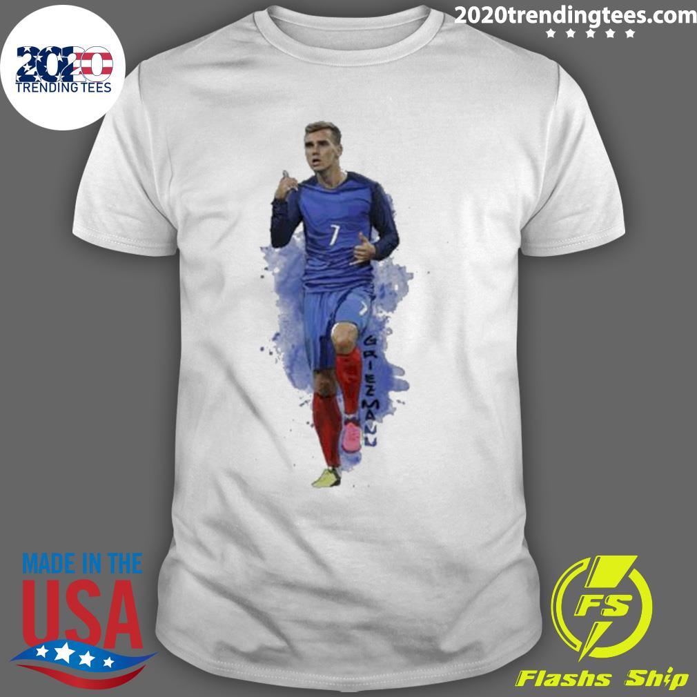 Nice world Cup 2022 Antoine Griezmann Fanart Football T-shirt