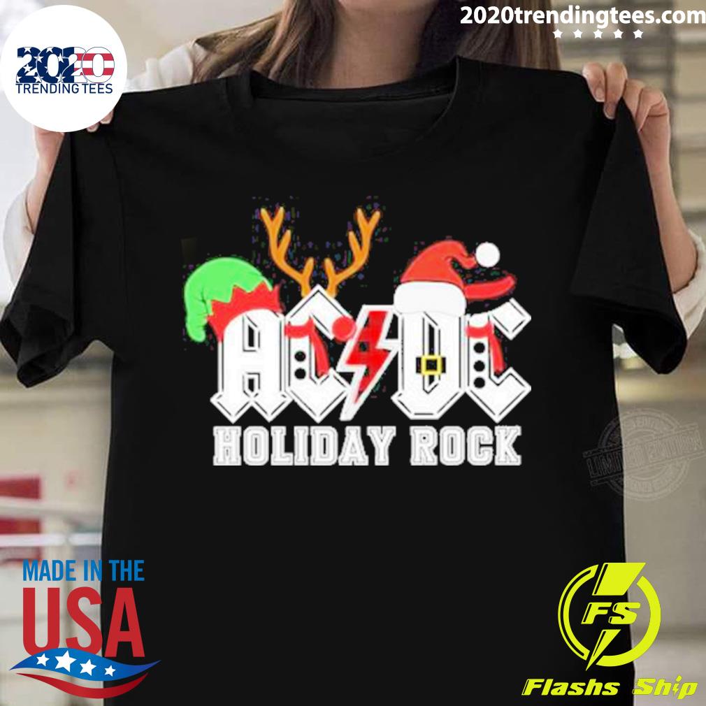 Official acdc Rock Band Holiday Rock Christmas 2022 Sweater
