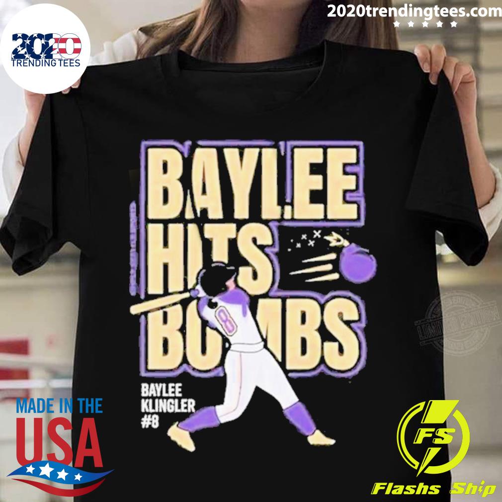 Official baylee Hits Bombs Baylee Klingler 2022 T-shirt